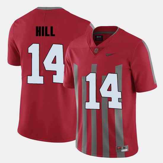 Men Ohio State Buckeyes K.J. Hill College Football Red Jersey